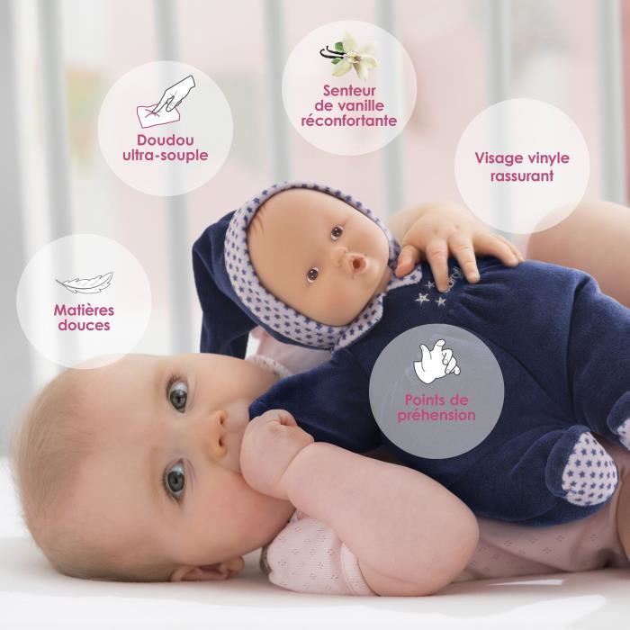 Doudou - COROLLE - Babipouce Marine Reves d'Étoiles - 28 cm - Des la naissance