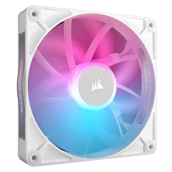 Refroidissement PC - CORSAIR - CO-9051023-WW - Kit d'extension ventilateurs PWM iCUE LINK RX140 RGB 140 mm White