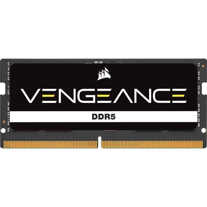 Mémoire RAM - CORSAIR - CMSX32GX5M1A5600C48 - 32 Go 1x 32 Go- VENGEANCE DDR5 5600MT/s - SODIMM - CL 48