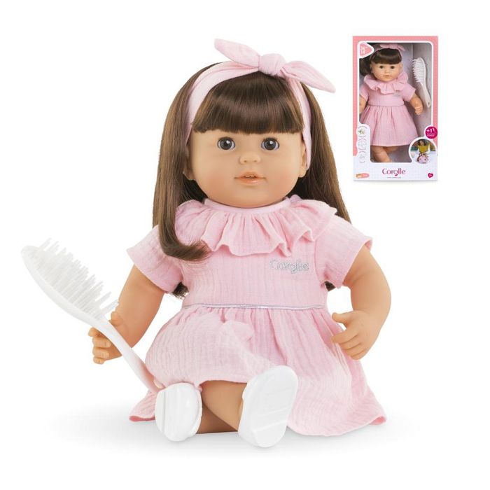 Poupon COROLLE - Julie - 36 cm - Cheveux faciles a coiffer - Senteur vanille