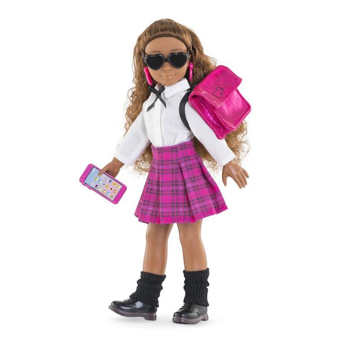 Accessoires poupée - COROLLE - Dressing College Anglais - 8 accessoires - des 4 ans