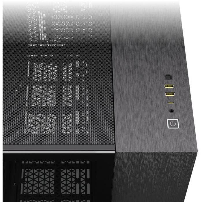 Boîtier PC - CORSAIR - CC-9011287-WW - 2500X - mATX - PC Case - Black/Obsidian Aluminum