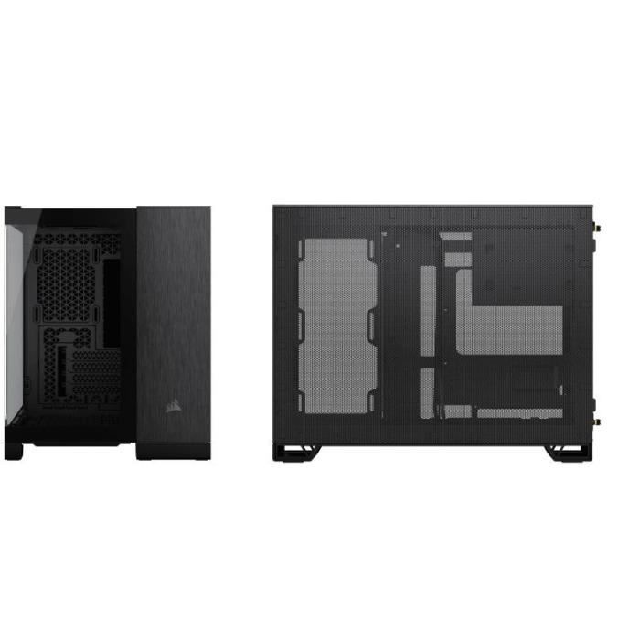 Boîtier PC - CORSAIR - CC-9011287-WW - 2500X - mATX - PC Case - Black/Obsidian Aluminum