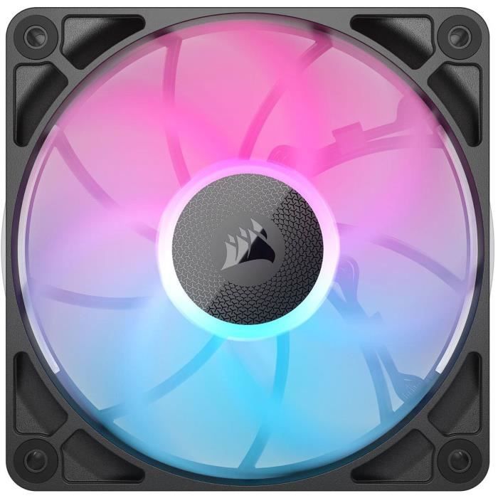 Refroidissement PC - CORSAIR - CO-9051034-WW - Kit de démarrage ventilateurs iCUE LINK RX120 RGB Max Triple Fan