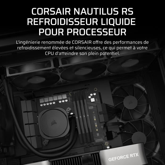 Refroidissement PC - CORSAIR - CW-9060089-WW - NAUTILUS 360 Liquid CPU Cooler