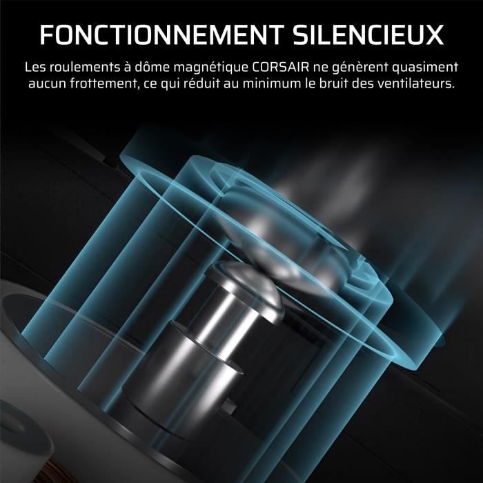 Refroidissement PC - CORSAIR - CO-9051036-WW - Kit de démarrage ventilateurs iCUE LINK RX140 RGB Max Dual Fan