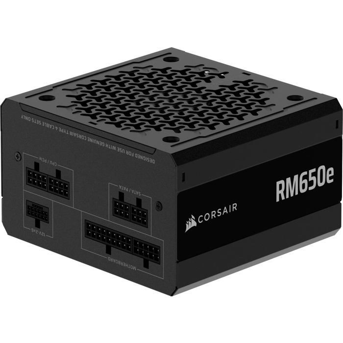 Alimentation PC - CORSAIR - RM650e - 650 Watts - Modulaire - Silencieuse