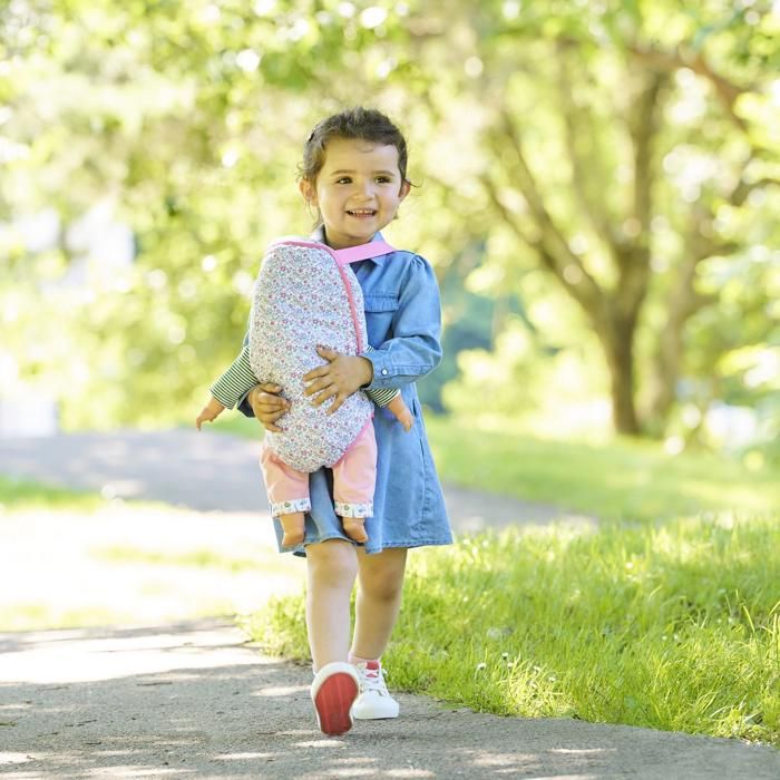 Porte-Bébé - Corolle - Floral - Pour poupons 36/42 cm - a partir de 3 ans - Réglable