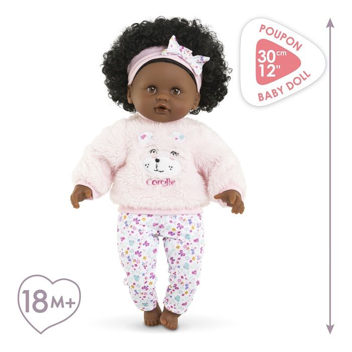 Poupon - Corolle - Bébé Calin Caroline - 30 cm - Corps souple - Accessoires inclus