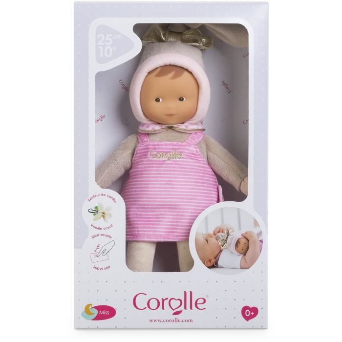 Mon Doudou COROLLE - Miss Rayée Reves d'Etoiles - 25 cm - petite poupée - senteur de vanille - des la naissance