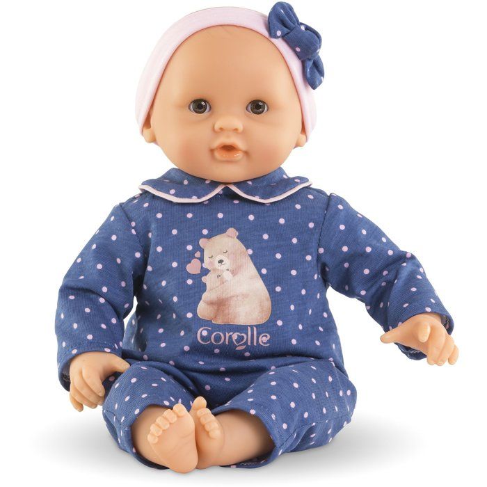 Poupon - COROLLE - Bébé Calin Capucine - Ourson - 30 cm - Des 18 mois
