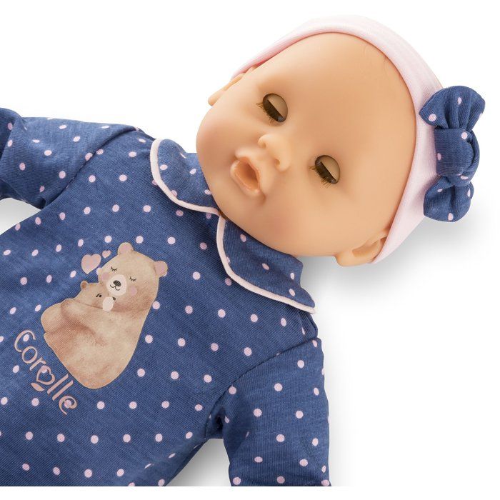 Poupon - COROLLE - Bébé Calin Capucine - Ourson - 30 cm - Des 18 mois