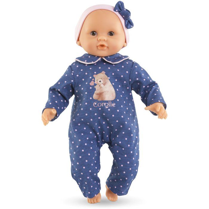 Poupon - COROLLE - Bébé Calin Capucine - Ourson - 30 cm - Des 18 mois