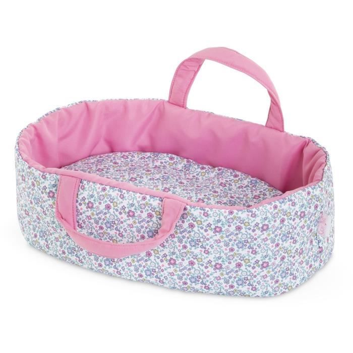 Accessoires poupons - COROLLE - Couffin Floral - pour poupon 30 cm - des 18 mois
