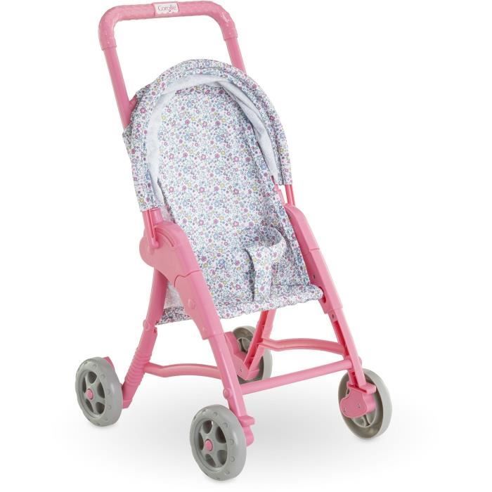Accessoires poupons - COROLLE - Poussette Florale - pour poupon 30 cm - des 18 mois