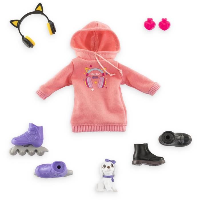 Poupée mannequin - COROLLE - Melody Music & Mode - 28 cm - 4 accessoires - des 4 ans