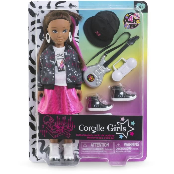 Poupée mannequin - COROLLE - Melody Music Studio - 28 cm - 4 accessoires - des 4 ans