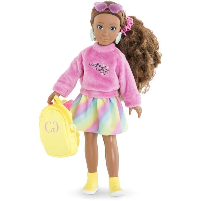 Accessoires poupée - COROLLE - Dressing fluo - Pour poupée mannequin 28 cm - 7 accessoires - Des 4 ans