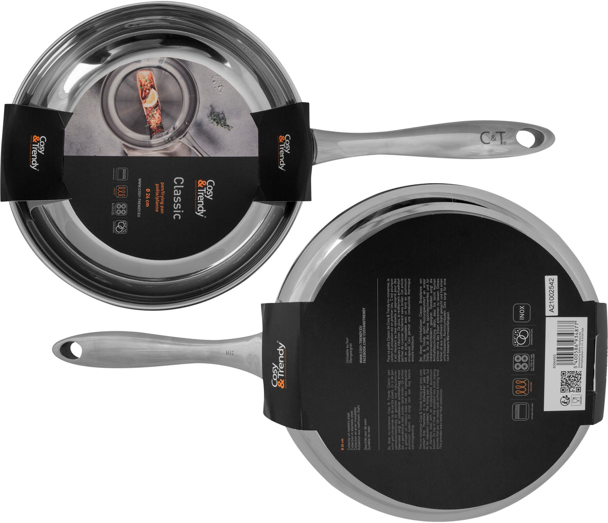 Poele - COSY & TRENDY - CLASSIC - Acier inoxydable - Ø20 cm - Tous feux dont induction