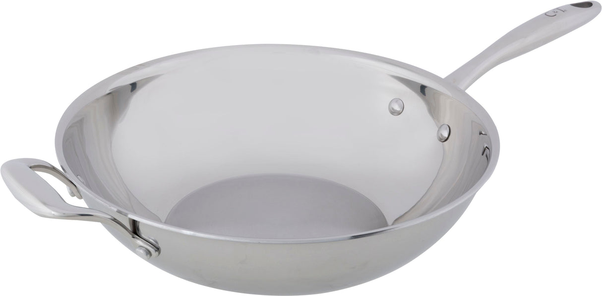 Wok - COSY & TRENDY - CLASSIC - Acier inoxydable - Ø30 cm - Tous feux dont induction