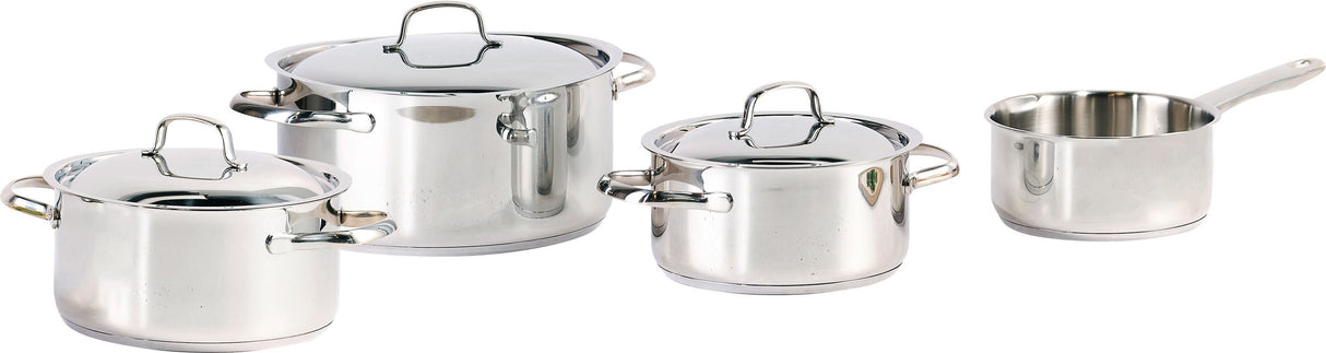 Batterie de cuisine - Tous feux dont induction - COSY & TRENDY-DAILY - Acier inoxydable - 7 pieces