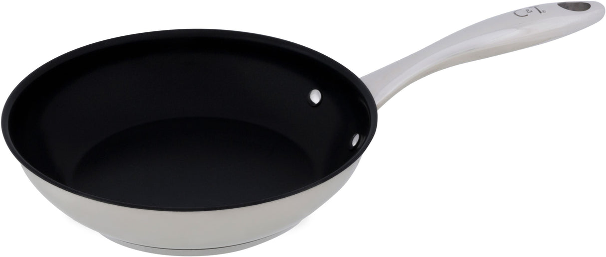 Poele - COSY & TRENDY - CLASSIC - Acier inoxydable - Ø20 cm - Anti-adhésive - Tous feux dont induction