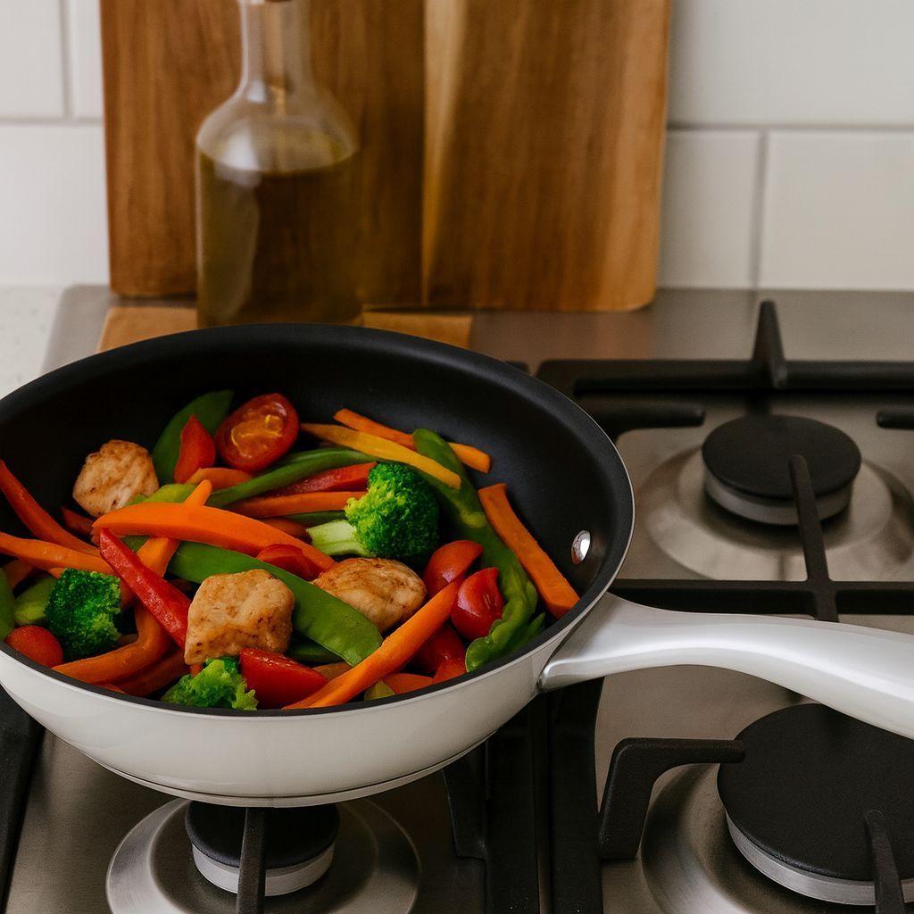 Poele - COSY & TRENDY - CLASSIC - Acier inoxydable - Ø28 cm - Anti-adhésive - Tous feux dont induction