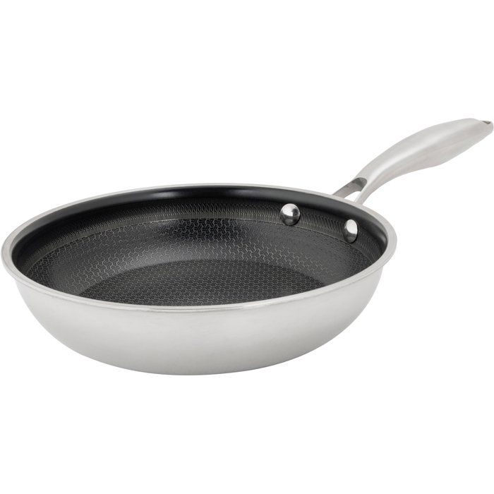 Poele - COSY & TRENDY - HEXAPRO - Acier inoxydable - Ř20 cm - Anti-adhésive - Tous feux dont induction