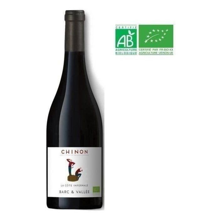 La côte infernale Chinon - Vin rouge de Loire Bio 2022