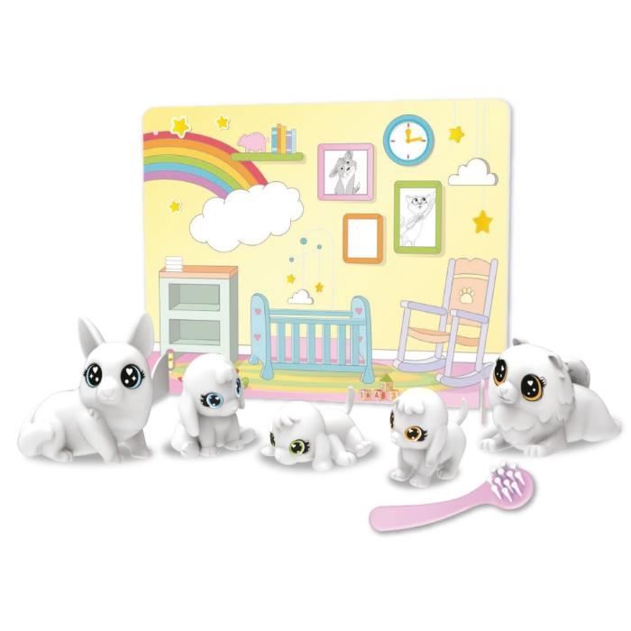 Coloriage - CRAYOLA - Washimals Baby Pets Nursery Pack - Famille lavable a colorier! Des 3 ans
