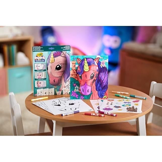 Créatif - CRAYOLA - POPS 3D Mystical - Dessins 3D faciles a réaliser! Des 6 ans