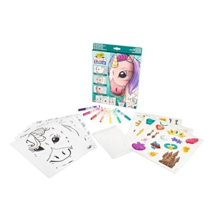 Créatif - CRAYOLA - POPS 3D Mystical - Dessins 3D faciles a réaliser! Des 6 ans