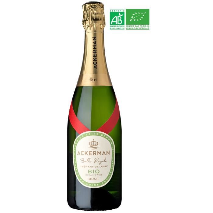 Ackerman Crémant de Loire Brut - Vin blanc de la Loire - Bio