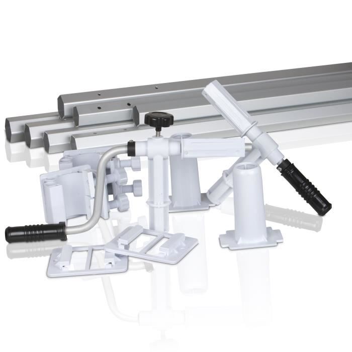 GRE - Enrouleur de b‚ches pour piscine hors-sol jusqu'a 5,8m de large - modele cylindrique