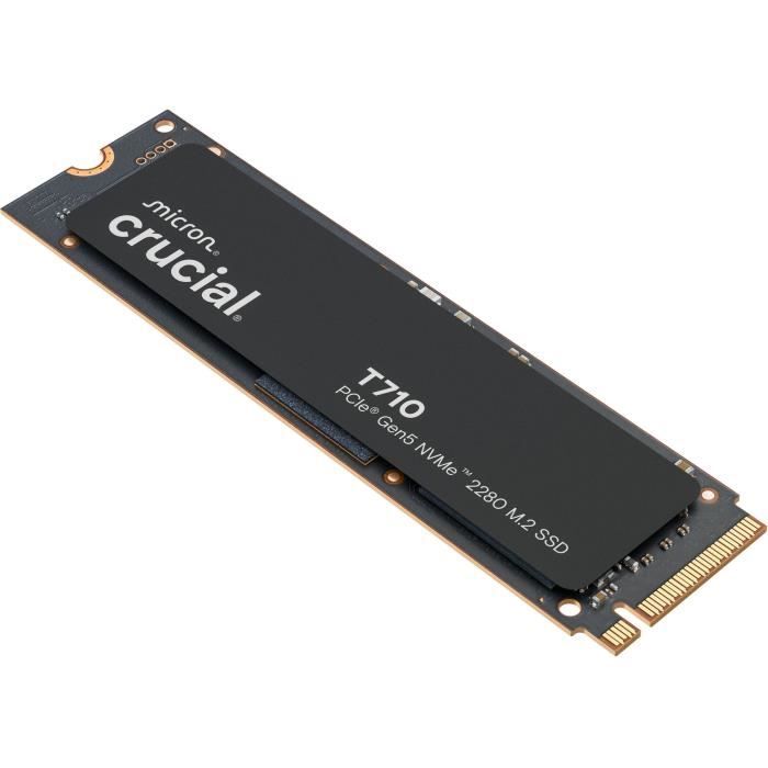 CRUCIAL - SSD interne - T710 - 4 To - PCIe Gen5 NVMe M.2