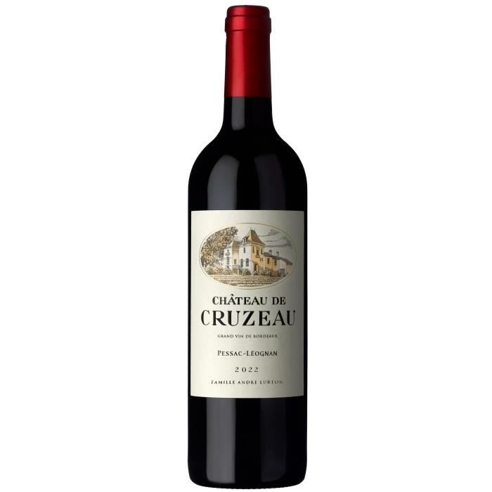 Château de Cruzeau 2022 Pessac-Léognan - Vin rouge de Bordeaux