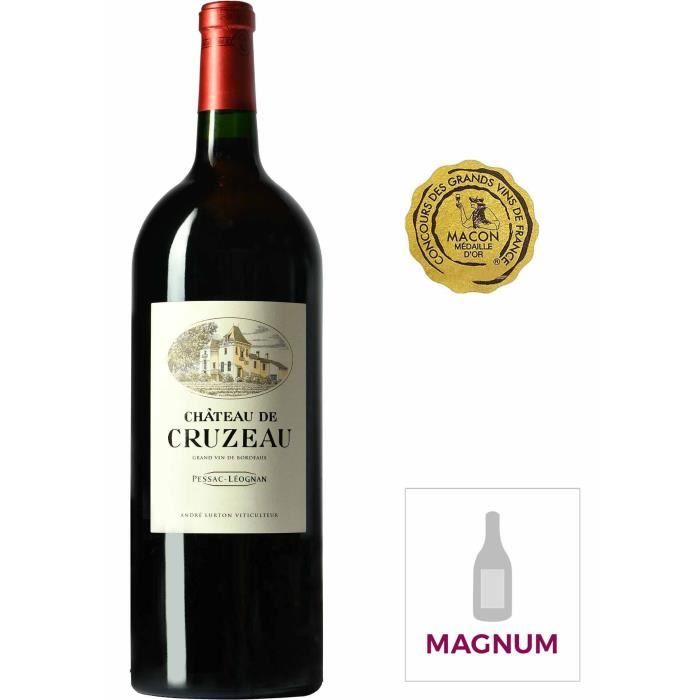 Magnum Château de Cruzeau 2021 Pessac Léognan - Vin Rouge de Bordeaux