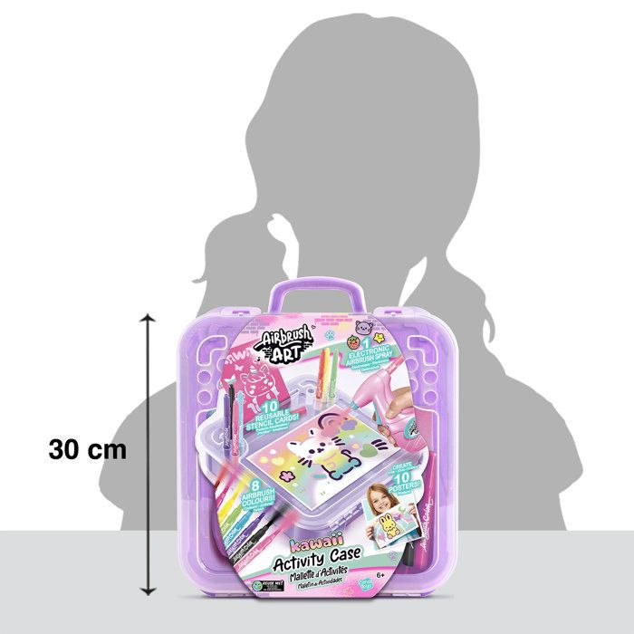 Mallette d'activités avec spray électronique, pochoirs et feutres Airbrush Art - Canal Toys AIR 017 Canal Toys
