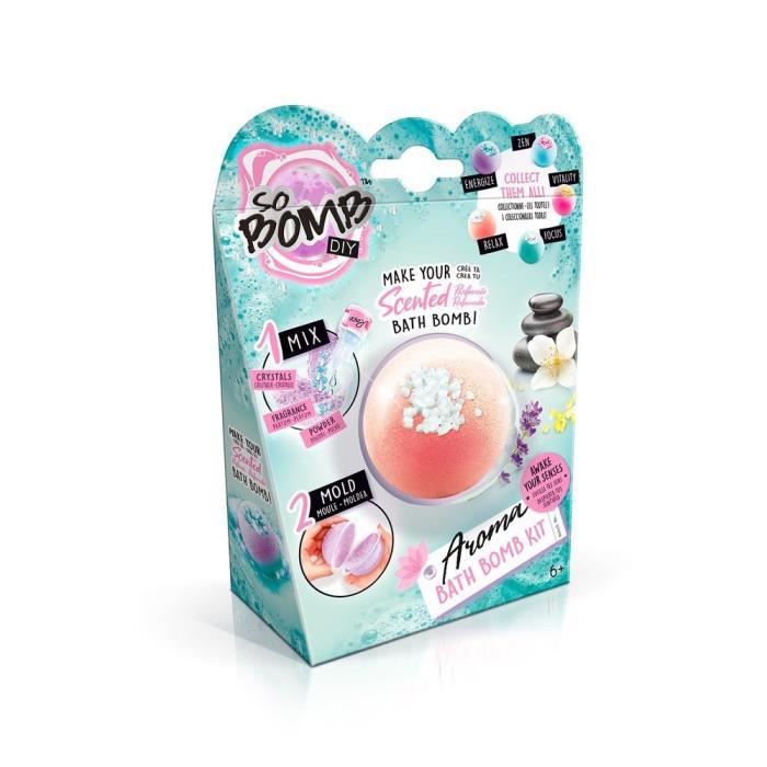 Kit pour bombe de bain effervescente - CANAL TOYS - So DIY - Aromathérapie - Bleu - Enfant - BBD 038