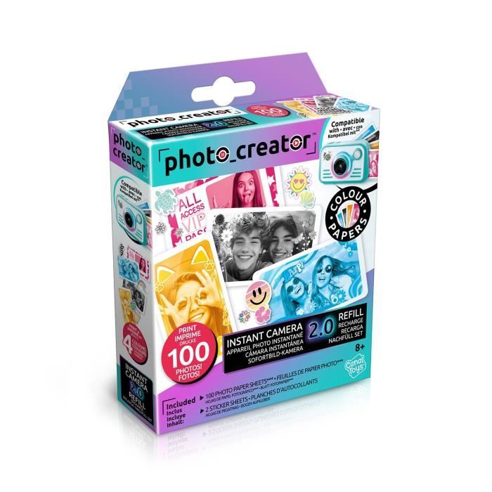 Recharge pour Appareil Instantané avec Papier Photo - Creator - CLK 051 Canal Toys