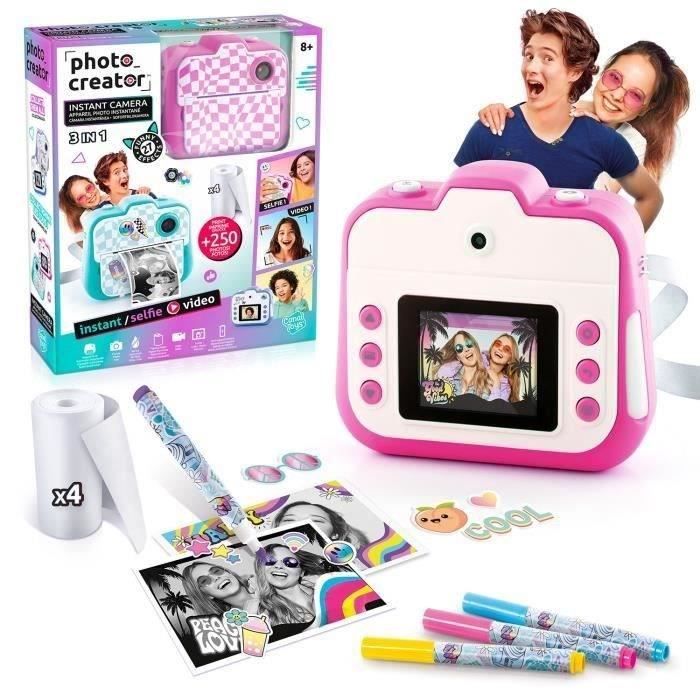 Canal Toys - Creator - Appareil Photo Instantané - Rose - CLK 055