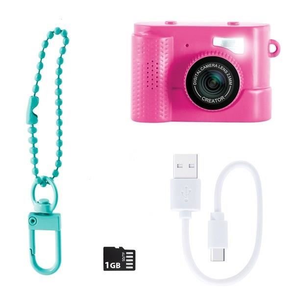 Canal Toys Photo Creator Appareil Photo et Vidéo Numérique Mini Cam' Compact - avec Porte-clé et Carte SD 1Go Incluse CLK 06