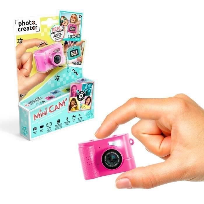 Canal Toys Photo Creator Appareil Photo et Vidéo Numérique Mini Cam' Compact - avec Porte-clé et Carte SD 1Go Incluse CLK 06