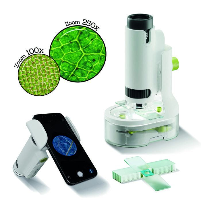 Canal Toys - So Science - Microscope Portable 250X avec support smartphone et accessoires - COS 001