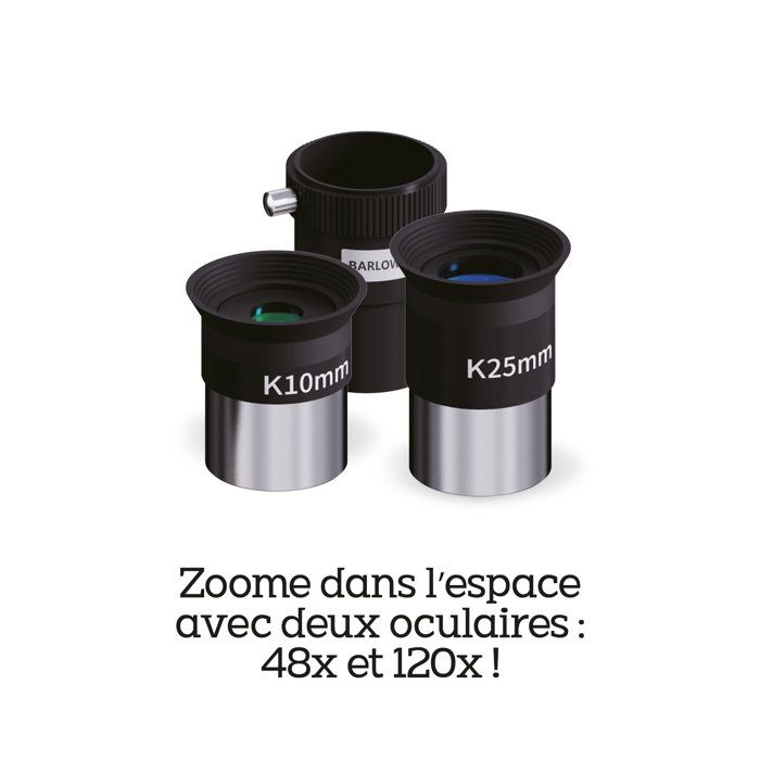 Canal Toys - So Science - Télescope astronomique avec support smartphone et oculaires 40x/16x - COS 002