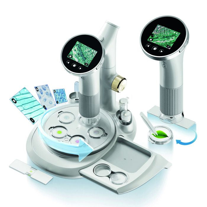 Canal Toys - So Science - Microscope vidéo Vision 1000 avec écran intégré, base rotative et capture photo/vidéo - COS 007