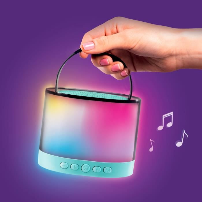 Mini Station Karaoké - Enceinte lumineuse avec 2 microphones sans fil Music Creator - INF 044 Canal Toys