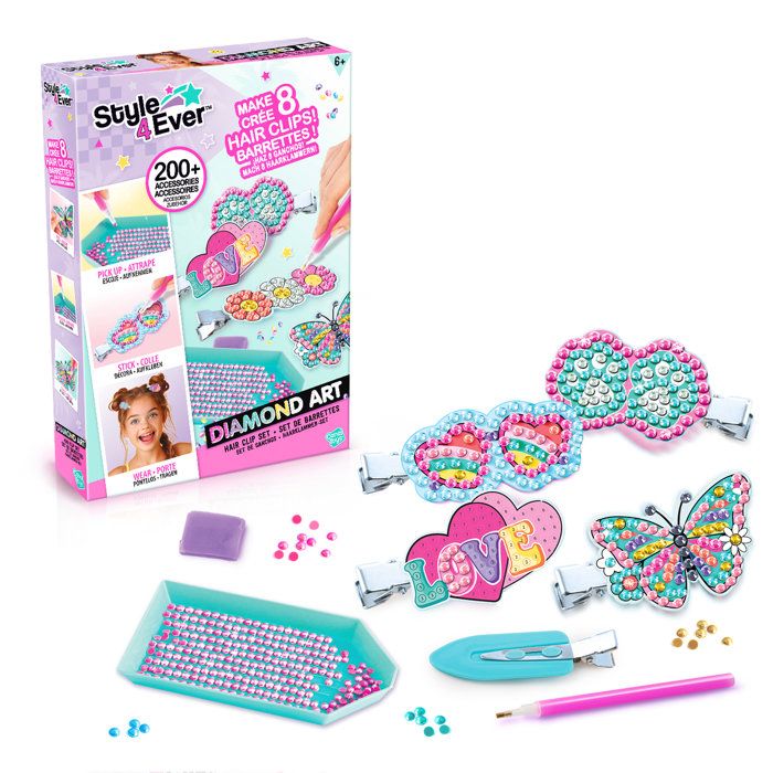 Canal Toys - Style 4 Ever - Set de barrettes Diamant Art - OFG 334