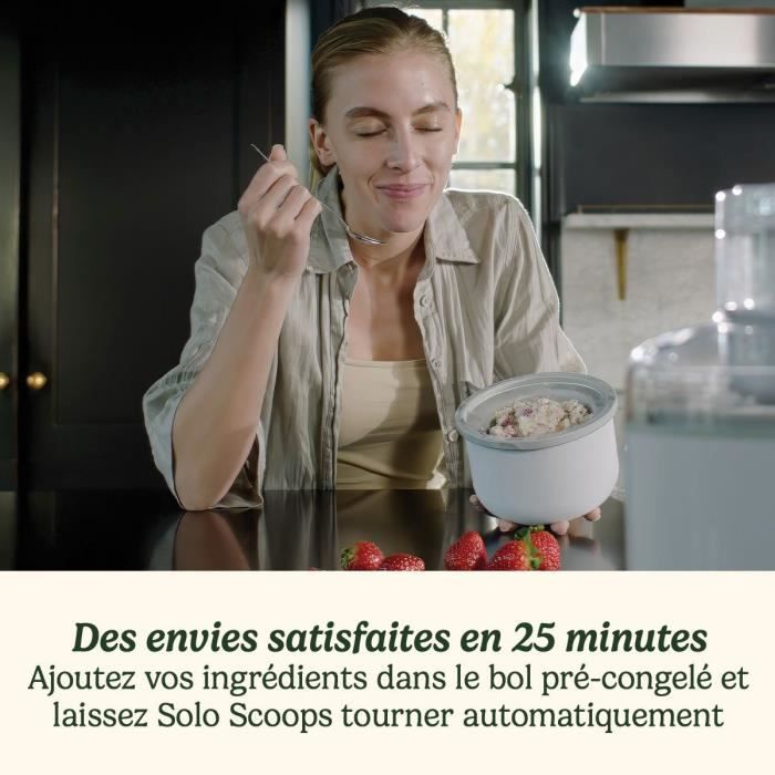 Sorbetiere CUISINART - ICEM10E - 12 W - 475 ml - Blanc