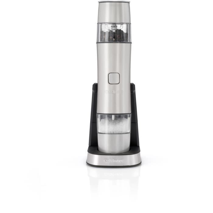 Saliere / Poivriere - CUISINART - SG6SE - 20 min - Automatique - Rechargeable - Gris perle